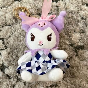 Kuromi plush keychain 💜😊 New and never used.